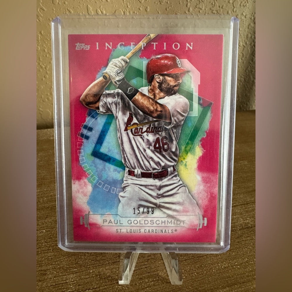 2019 Topps Inception Magenta #38 Paul Goldschmidt /99‎ Cardinals/Yankees